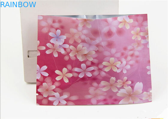 Bao bì tùy chỉnh Three Side Seals màu hồng Túi đựng mỹ phẩm