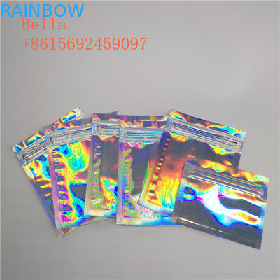 Bao bì túi niêm phong ba mặt, túi đựng mỹ phẩm nhỏ có khóa kéo