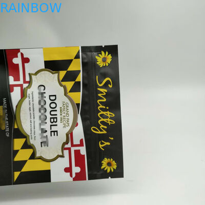 Stand Up Snack Bag Bao bì Ba góc Con dấu tròn với Zipper