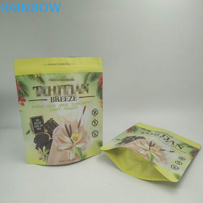 Lá vàng đứng lên Túi 200g / 250g cho Logo Protein