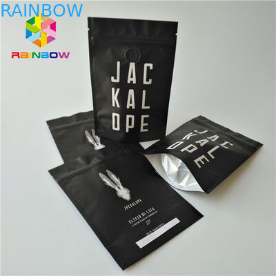 Tùy chỉnh Gram Stand Up Rang Coffee Pack Mylar Túi Mờ đã hoàn thành với lá nhôm Thực phẩm Lớp cà phê bột đậu