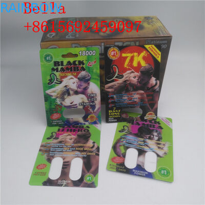 Bao bì vỉ nhựa đen cho nam Bao bì viên nang