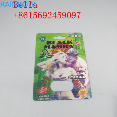 Bao bì vỉ nhựa đen cho nam Bao bì viên nang