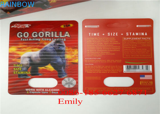 Red Goldreallas Vỉ Gói Bao bì Dập nóng cho ngành công nghiệp dược phẩm