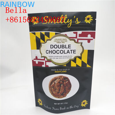 Matt Kết thúc Túi Ziplock Snack Bao bì Ánh sáng chống đâm thủng