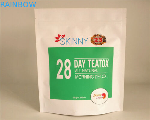 Mặt trước Túi giấy tùy chỉnh rõ ràng cho bột / kẹo / cà phê