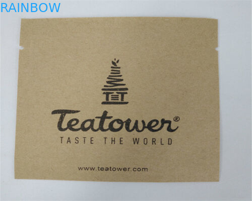 Mặt trước Túi giấy tùy chỉnh rõ ràng cho bột / kẹo / cà phê