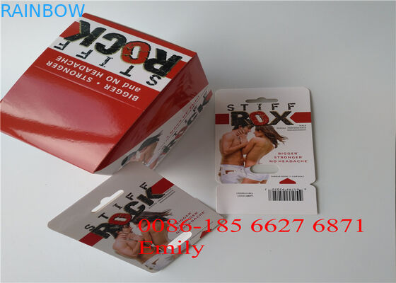 Chất liệu giấy Bao bì thẻ vỉ cho tất cả các viên nang sức mạnh dương vật FX9000