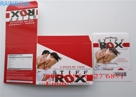 Chất liệu giấy Bao bì thẻ vỉ cho tất cả các viên nang sức mạnh dương vật FX9000