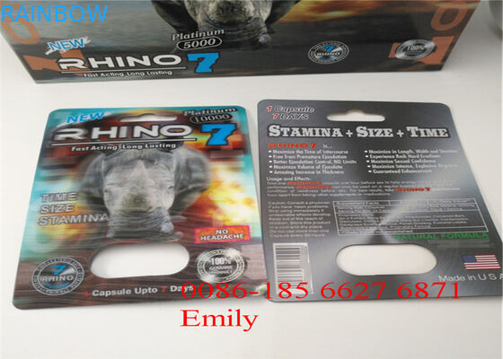 Bao bì vỉ OEM để tăng cường bao bì viên nang Max Man