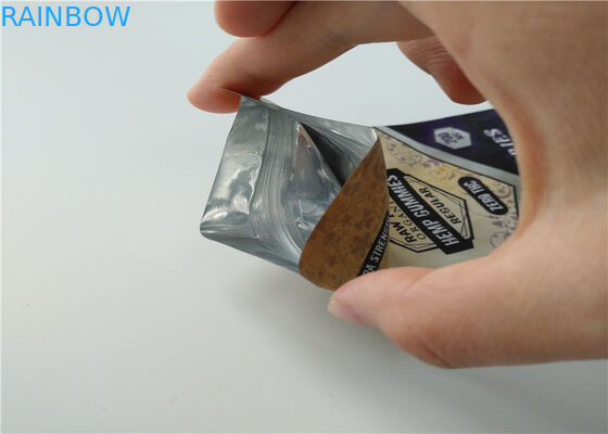 Kích thước nhỏ bao bì thảo dược Logo tùy chỉnh in bằng lớp nhôm nhiều lớp