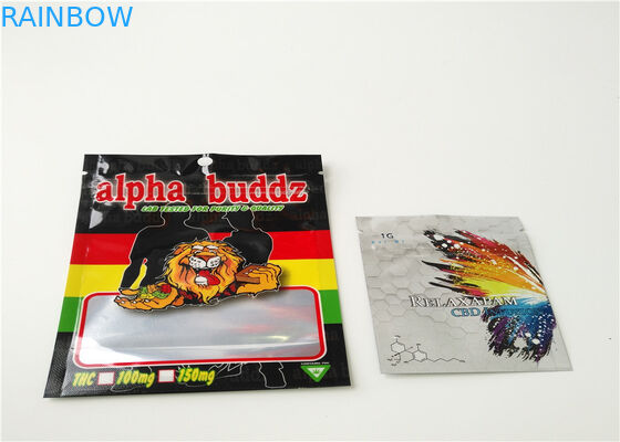 Kích thước nhỏ bao bì thảo dược Logo tùy chỉnh in bằng lớp nhôm nhiều lớp