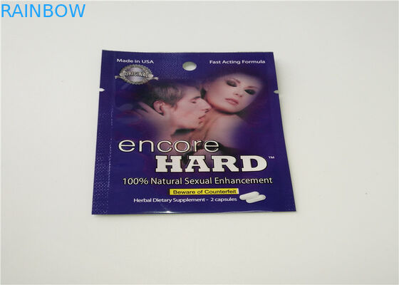 Kích thước nhỏ bao bì thảo dược Logo tùy chỉnh in bằng lớp nhôm nhiều lớp