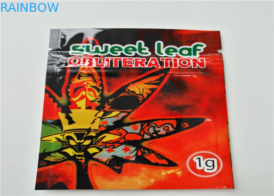 Kích thước nhỏ bao bì thảo dược Logo tùy chỉnh in bằng lớp nhôm nhiều lớp