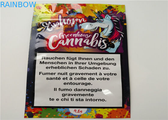 Kích thước nhỏ bao bì thảo dược Logo tùy chỉnh in bằng lớp nhôm nhiều lớp