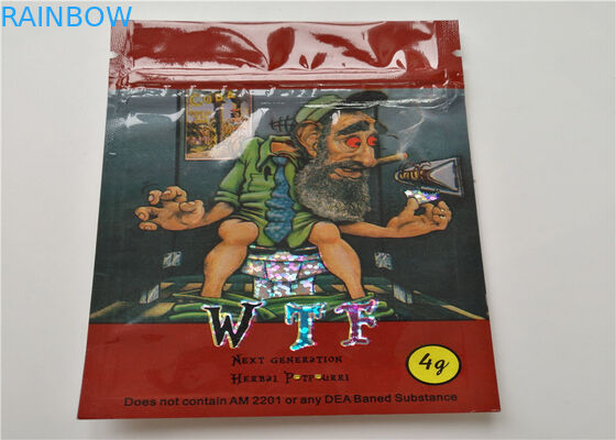 Kích thước nhỏ bao bì thảo dược Logo tùy chỉnh in bằng lớp nhôm nhiều lớp