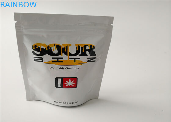 Mông đóng cửa Thảo dược hương Bao bì In ấn ống đồng với kín kín Zipper Zipper