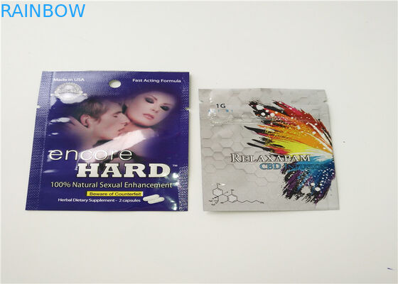 Mông đóng cửa Thảo dược hương Bao bì In ấn ống đồng với kín kín Zipper Zipper