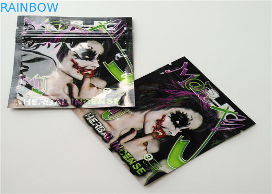 Mông đóng cửa Thảo dược hương Bao bì In ấn ống đồng với kín kín Zipper Zipper