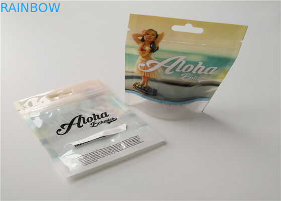 Mông đóng cửa Thảo dược hương Bao bì In ấn ống đồng với kín kín Zipper Zipper