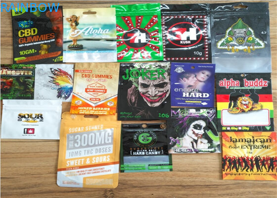 Rhino Enhancer Herbal Incense Bao bì mờ kết thúc với dây kéo có thể đóng lại