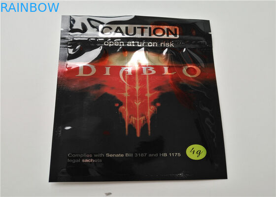 Rhino Enhancer Herbal Incense Bao bì mờ kết thúc với dây kéo có thể đóng lại