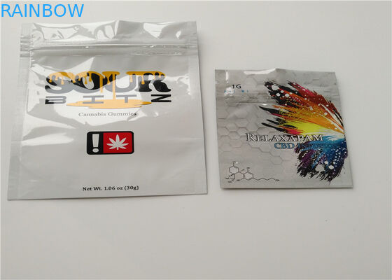 THC Resealable bao bì hương thảo mộc, túi nhựa Zipper cho bao bì thuốc
