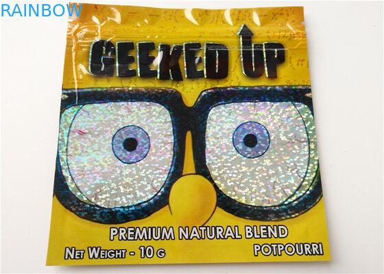 THC Resealable bao bì hương thảo mộc, túi nhựa Zipper cho bao bì thuốc