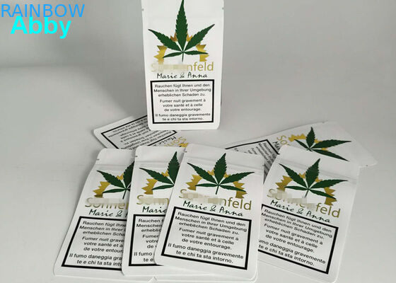 In túi nhôm Matt nhôm lá chắn khí bên Gusset 10000 moq