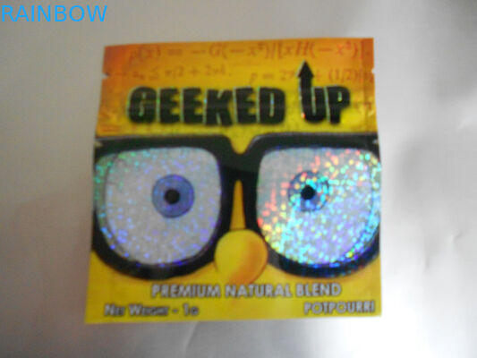 Amber Lá Hương thảo dược Bao bì, Bảo mật Ba mặt Túi 4g