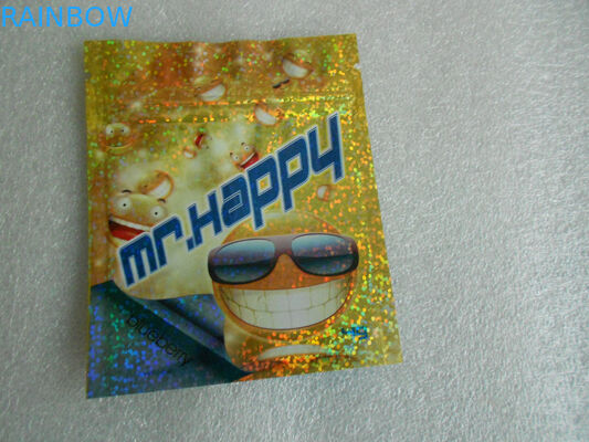 Túi nhựa có khóa kéo thực phẩm 8 màu cho sản phẩm CBD 46 * 33 * 30cm