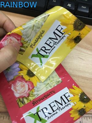 Bao bì hương thảo dược hoa CBD, túi nhôm y tế với tám màu