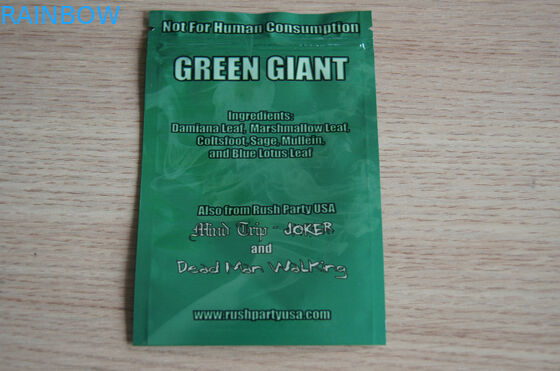 Clear Front Herbal Incense Bao bì có thể tái chế Logo tùy chỉnh cho thuốc lá