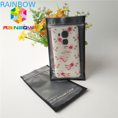 Túi nhựa tùy chỉnh Bao bì 1.6 x 8cm cho cáp di động 3 túi kín cho túi trái cây snack