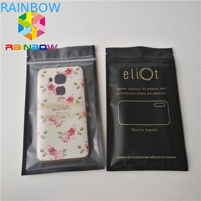 Túi nhựa tùy chỉnh Bao bì 1.6 x 8cm cho cáp di động 3 túi kín cho túi trái cây snack