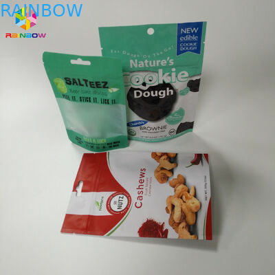 Túi đứng đầy màu sắc Matt Surface với Top Ziplock Tear