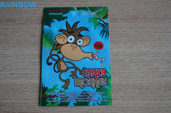 Túi nhựa có khóa kéo 40mg Dập vàng Air - Barrier 100 Micron Độ dày