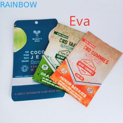 Mylar Zipper Tùy chỉnh In Snack Túi nhựa nguyên chất cho dừa Jerk / trái cây khô