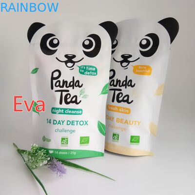 Zipper có thể kéo lại đứng lên Túi đáy phẳng cho bao bì thức ăn chăn nuôi