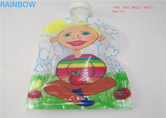 Túi Spout tái sử dụng Bao bì ép nhựa Cấp thực phẩm cho nước ép trái cây