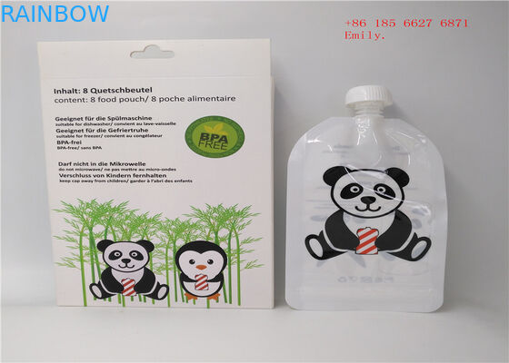 Túi Spout tái sử dụng Bao bì ép nhựa Cấp thực phẩm cho nước ép trái cây