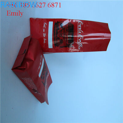 Dây kéo túi giấy đóng gói 250g 500g với các van một chiều