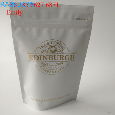 Dây kéo túi giấy đóng gói 250g 500g với các van một chiều