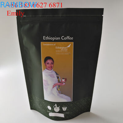 Dây kéo túi giấy đóng gói 250g 500g với các van một chiều