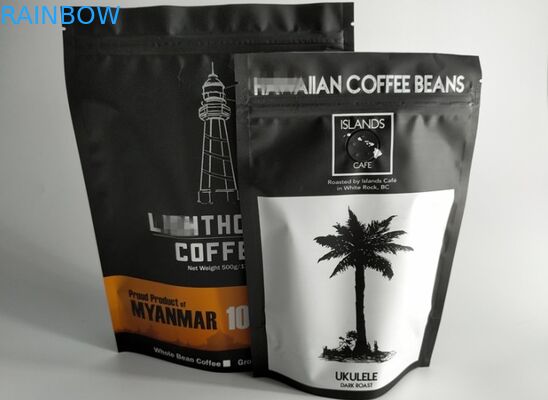 Nhiều lớp túi nhựa tùy chỉnh Bao bì Zipper Top Niêm phong với Van