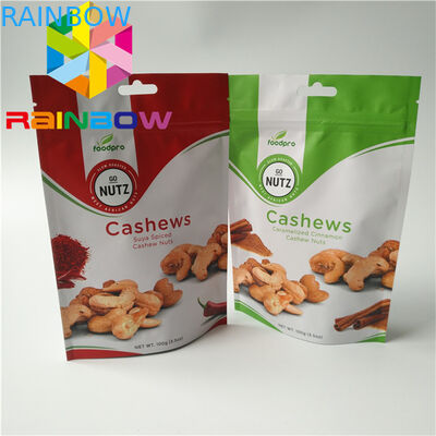 Dry Nut Stand Up Pouch Bao bì Eco - Thân thiện với màu trong suốt