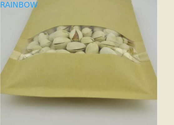Ba mặt túi giấy tùy chỉnh cho hạt Nuts / bột cà phê