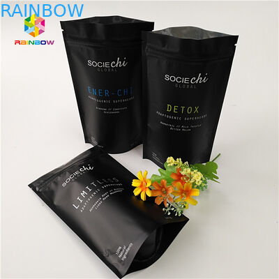 Laminated Mylar Snack Bag Packaging, Aluminum Foil Zipper Bag For Beef Powder Nut