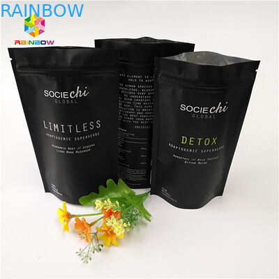 Laminated Mylar Snack Bag Packaging, Aluminum Foil Zipper Bag For Beef Powder Nut