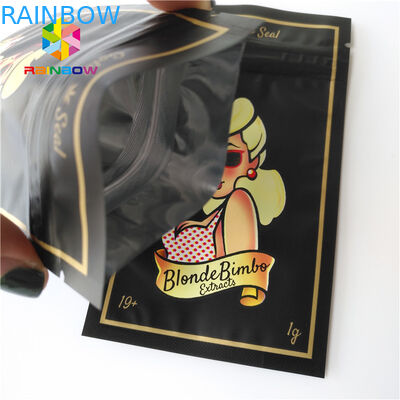 Túi nhựa kín ba mặt Bao bì cho quần áo / phụ kiện bé gái